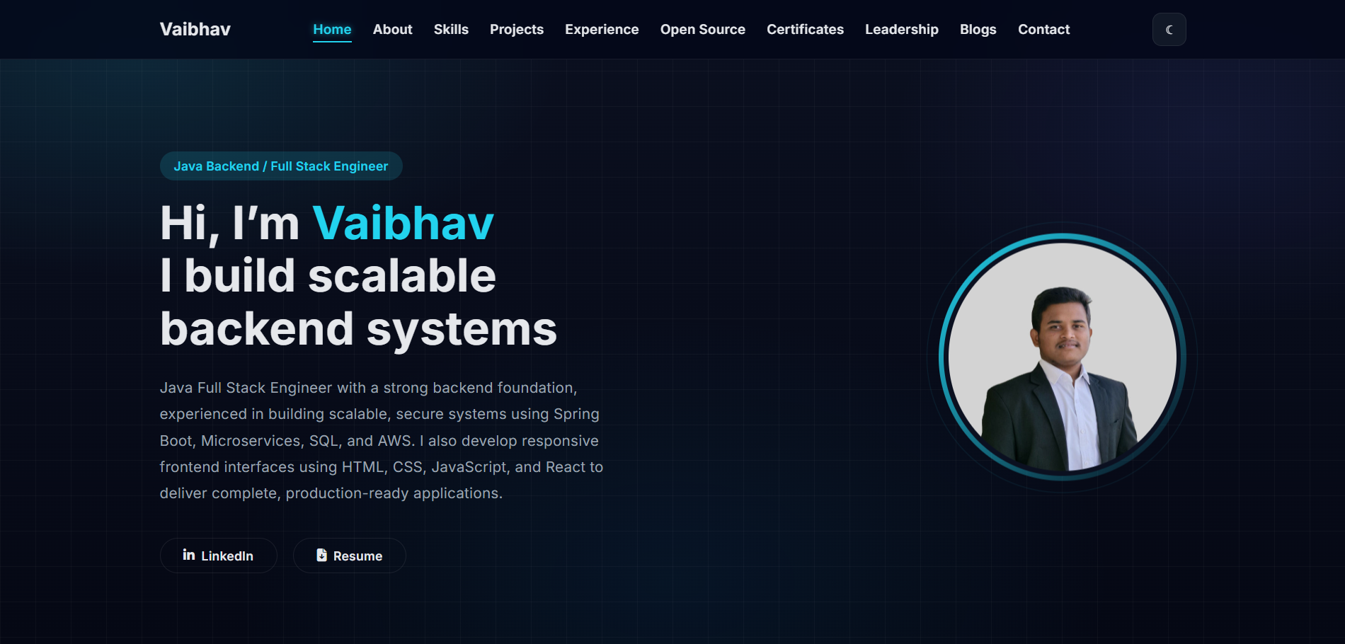 Personal Portfolio Website